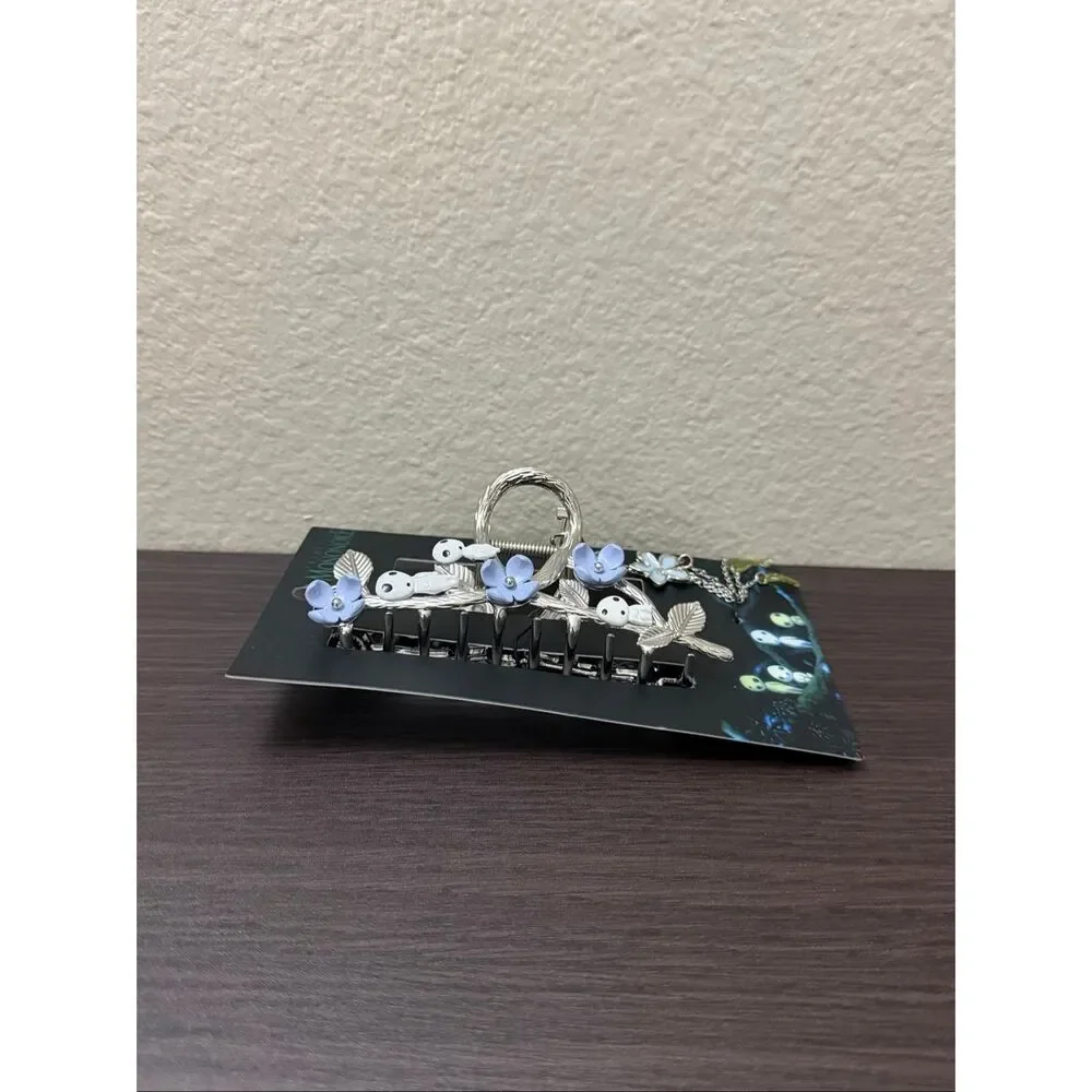 Studio Ghibli Princess Mononoke Kodama Flower Chain Claw Hair Clip